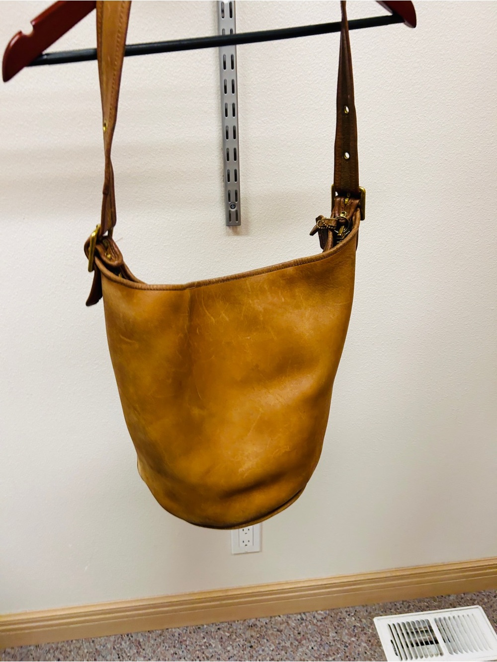 Vintage Coach Bucket Tote